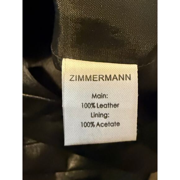 Zimmermann Leather Dress size 1/M - Picture 8 of 12